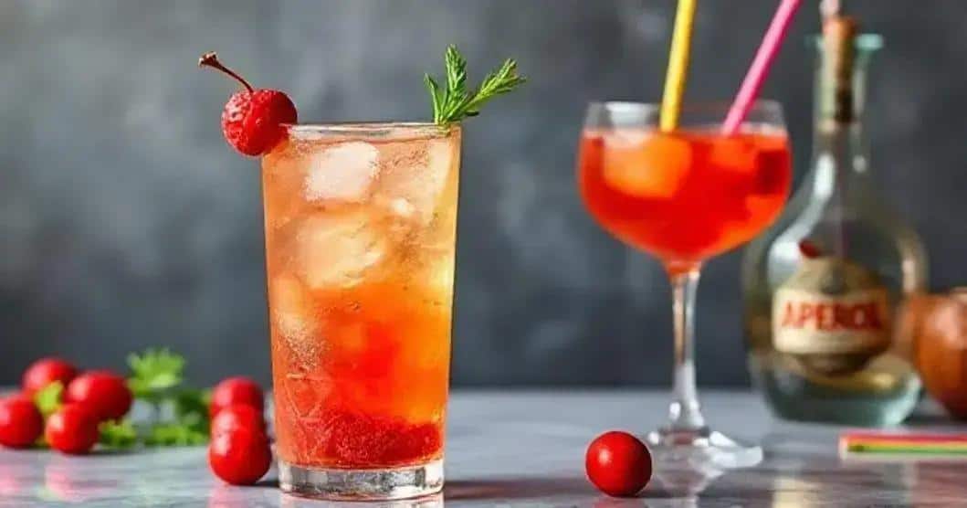 Consejos para presentar el Aperol con licor de coco y frutas rojas