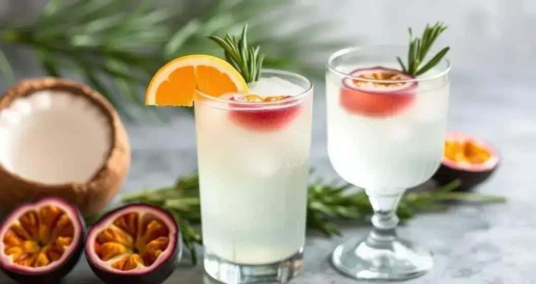 Consejos para Servir el Agua de Coco con Jugo de Maracuyá y Romero