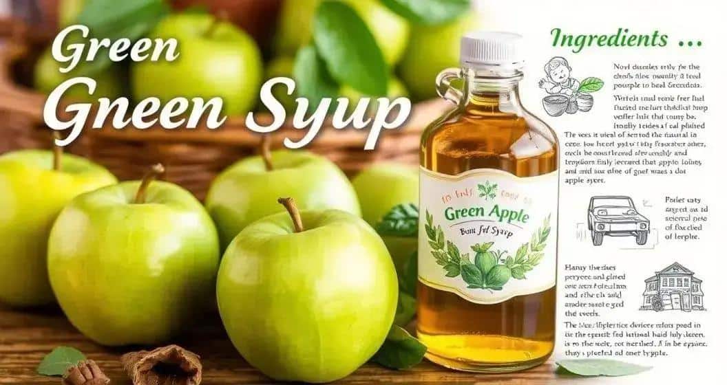 Curiosidades sobre el jarabe de manzana verde