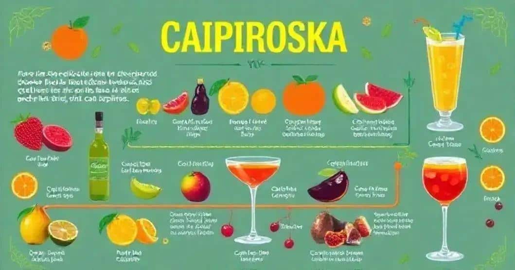 Curiosidades sobre la Caipiroska y su Variedad