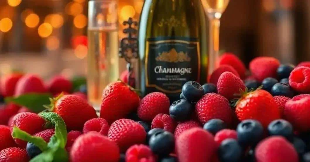 Curiosidades sobre la Champaña y las Frutas Rojas