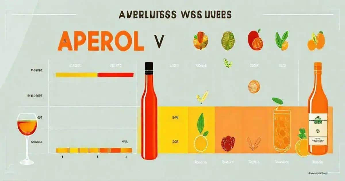 Diferencias entre Aperol y otros licores