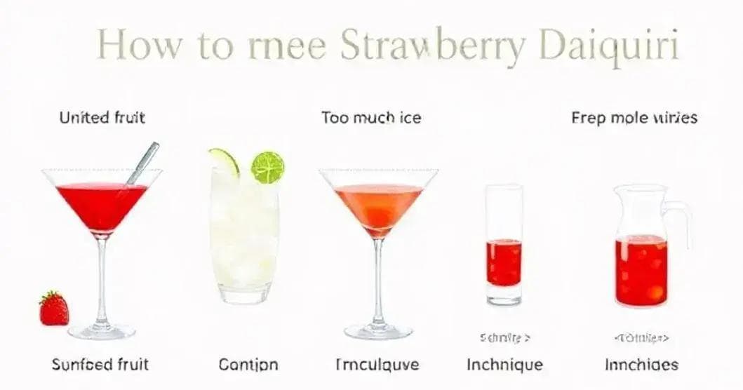 Errores Comunes al Preparar Daiquiri