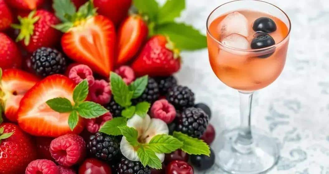 Frutas rojas que combinan mejor con Aperol y coco