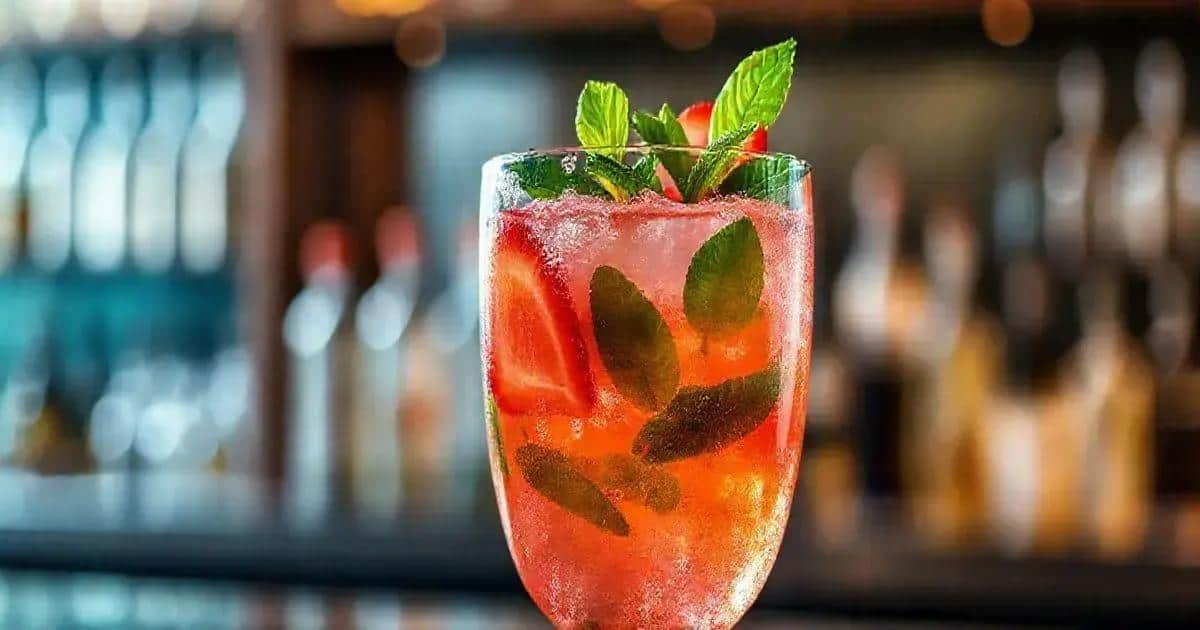 Gin con Espumante de Fresa y Menta: Descubre la Mejor Receta