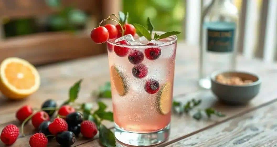 Gin Tónica con Licor Weber Haus de Frutas Rojas: ¡El Poder de las Frutillas Silvestres!