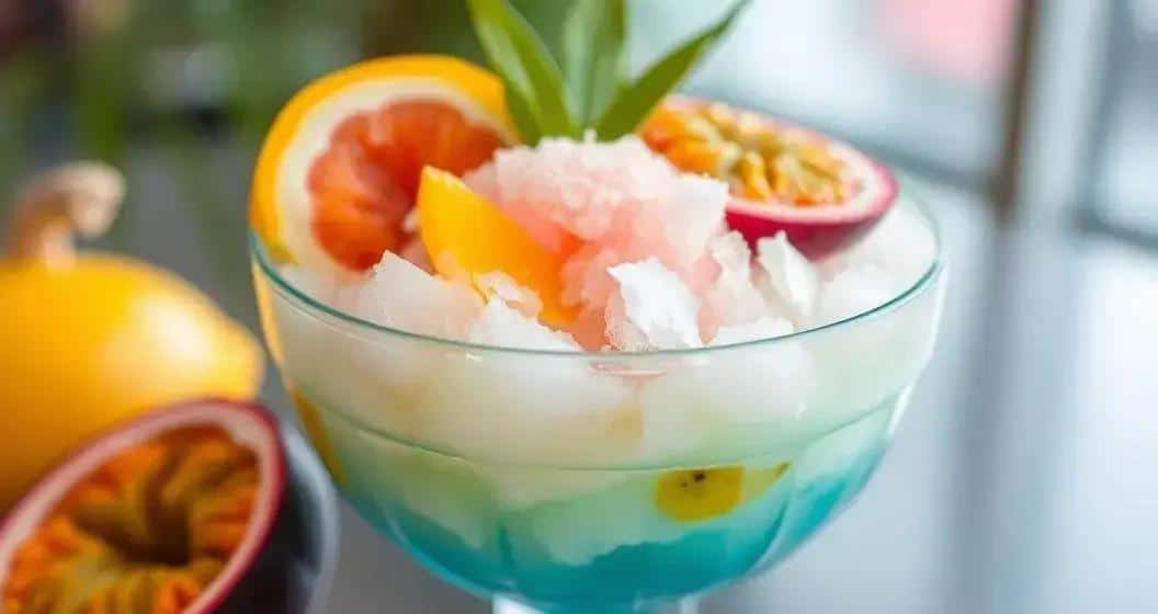 Ice con Maracuyá y Virutas de Coco: Una Delicia Refrescante y Exótica