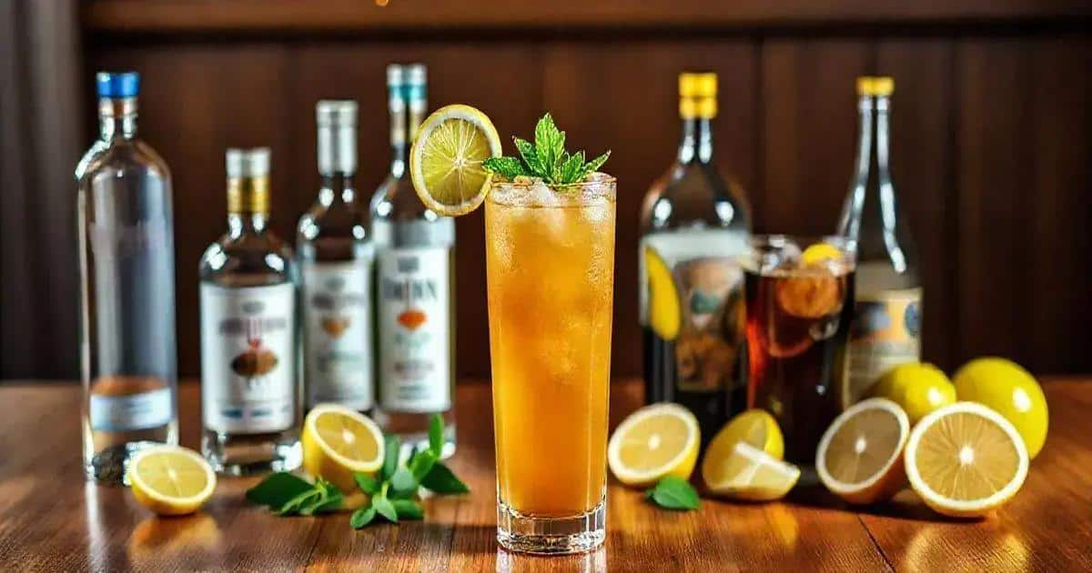 Ingredientes del Té helado Long Island