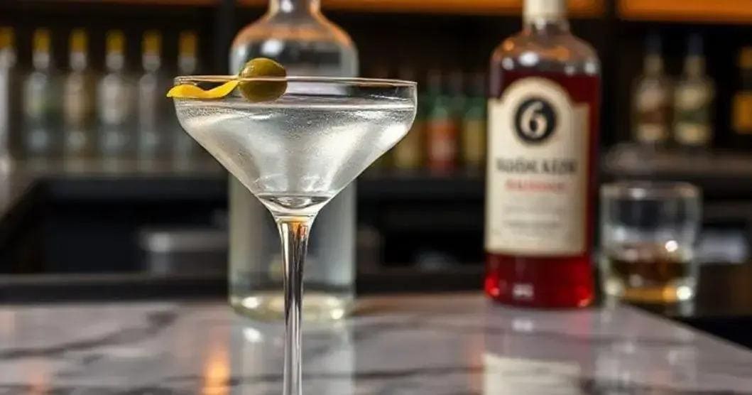 Ingredientes do Dry Martini