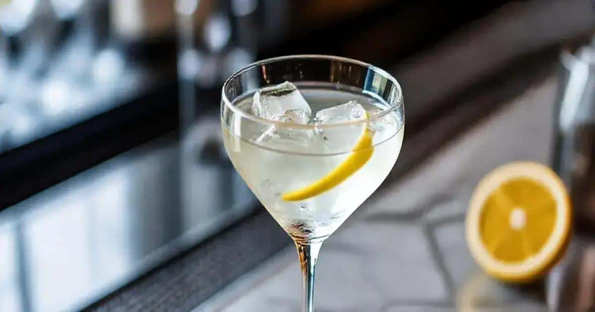 Ingredientes do Martini Vesper