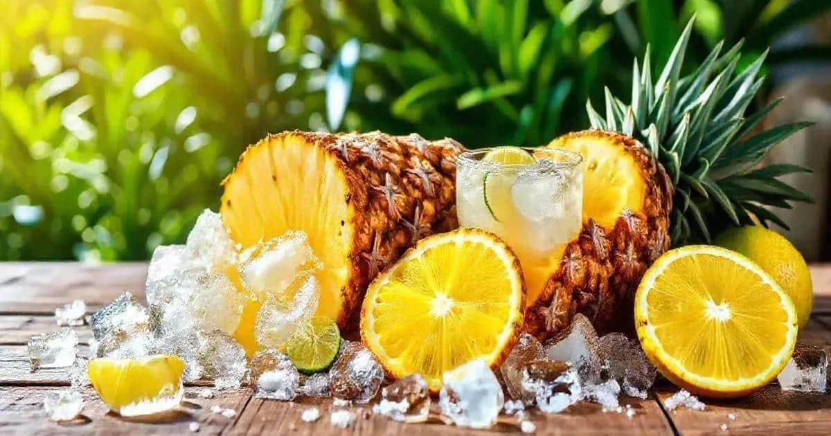 Ingredientes para Bebida con Piña