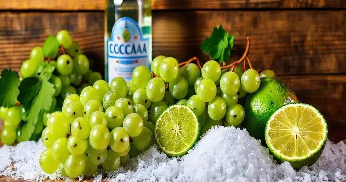 Ingredientes para la Caipiríssima de uva