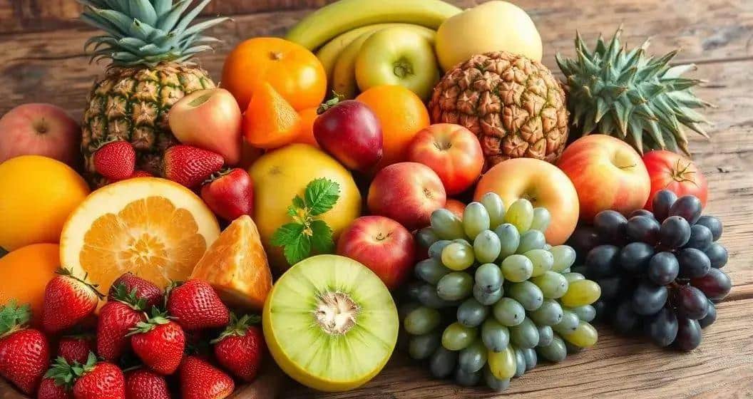 Ingredientes para receitar com Frutas de Temporada