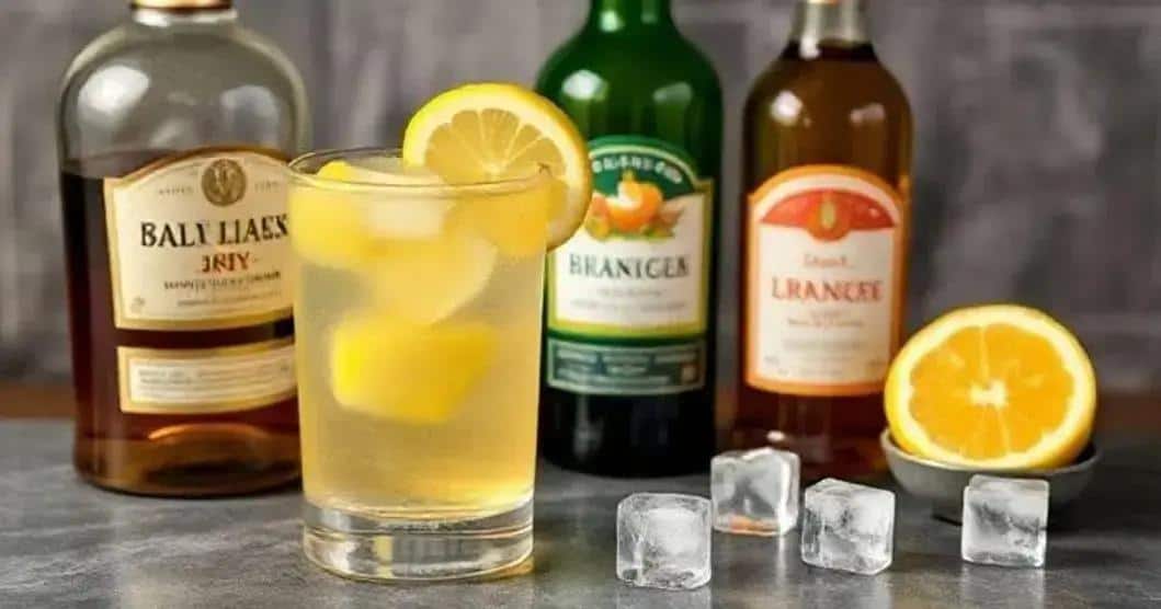 Ingredientes para Sidecar con un toque de limón siciliano