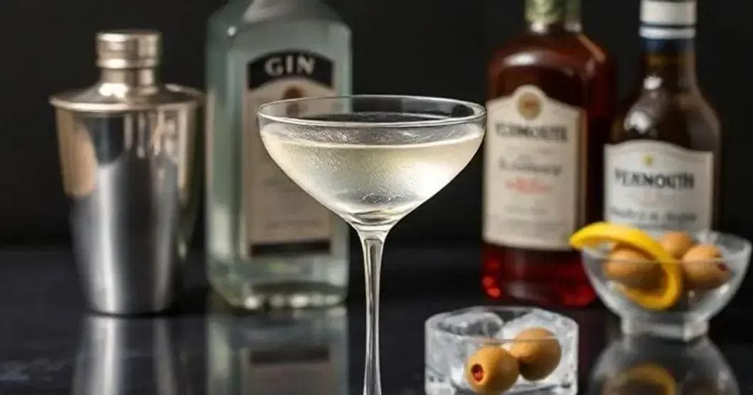 Método de Preparação do Dry Martini