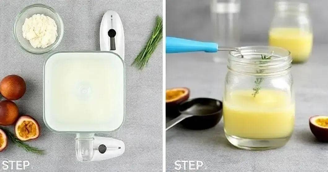 Método de Preparación de Agua de Coco con Jugo de Maracuyá y Romero