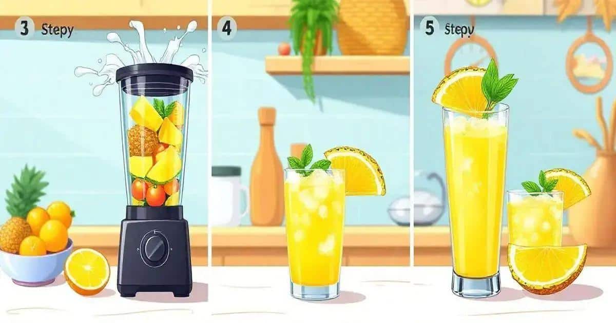 Método de Preparación de Bebida con Piña