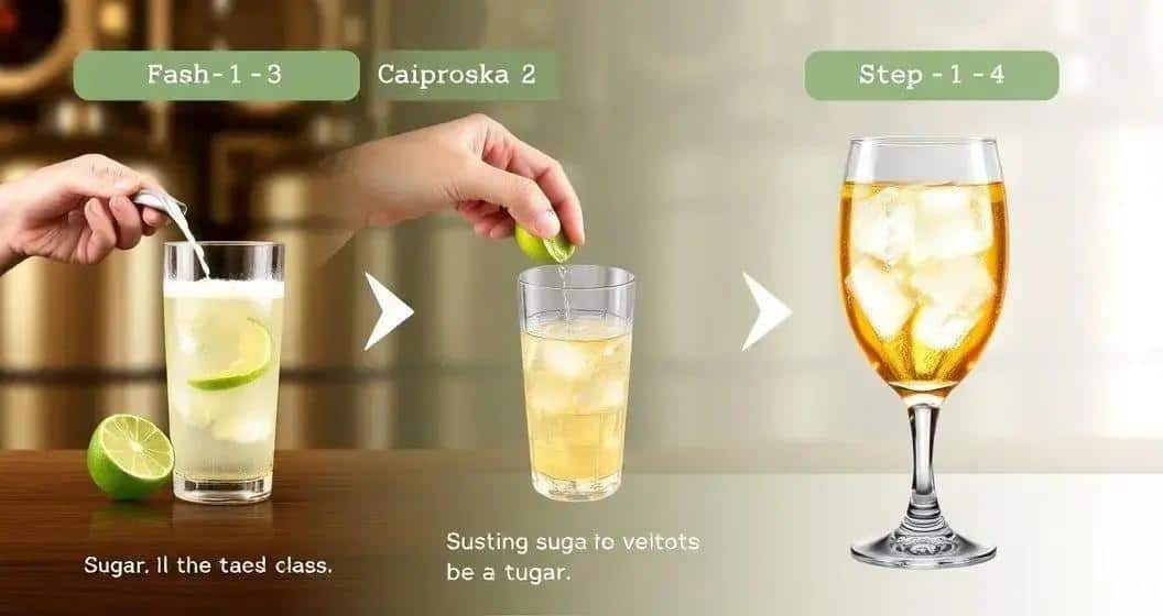 Método de preparación de caipiroska de cerveza