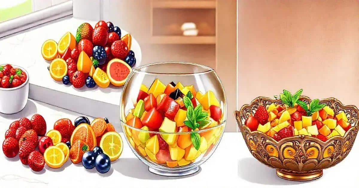 Método de preparación de ensalada de frutas