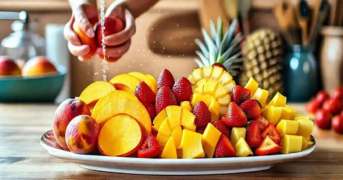 Método de preparación de frutas de temporada