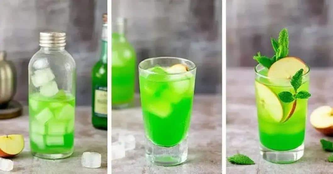 Método de Preparación de la Bebida Verde con Licor