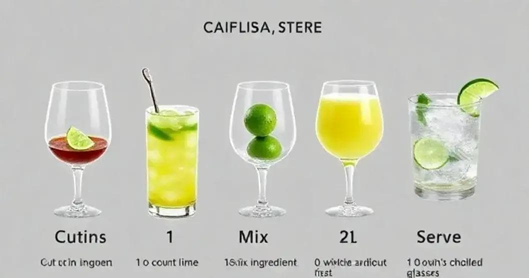 Método de preparación de la Caipiríssima de Cuba Libre