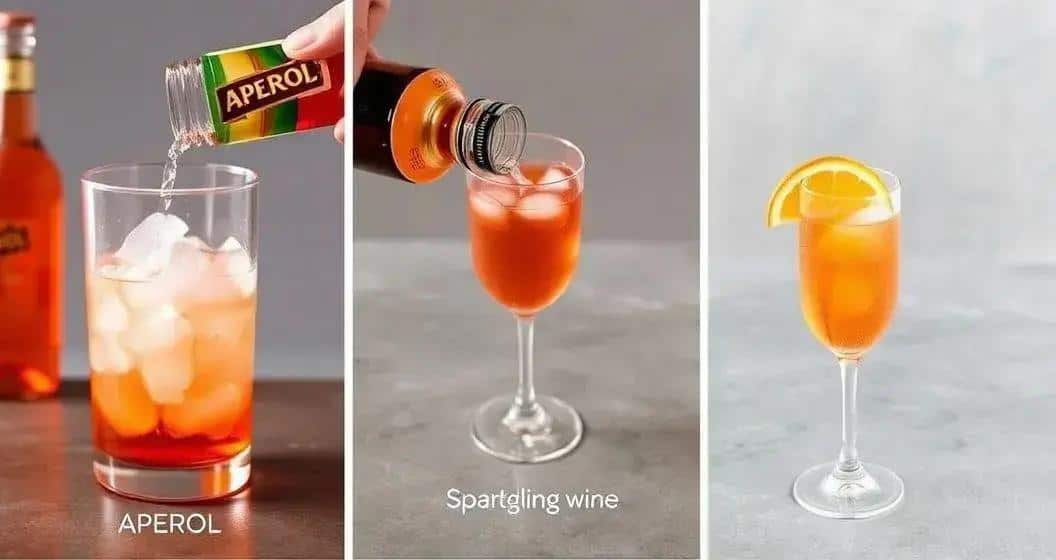 Método de preparación del Aperol Spritz