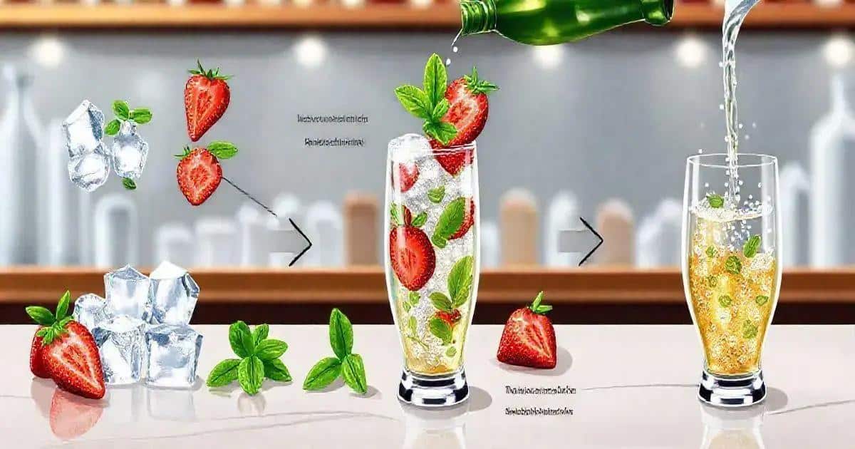 Método de Preparación del Gin con Espumante