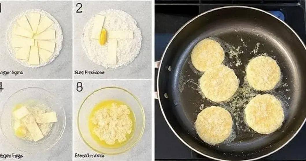 Método de preparación del Provolone empanizado