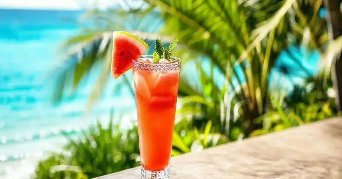 Sake Tropical con Sandía y Jengibre: Una Delicia Refrescante para el Verano