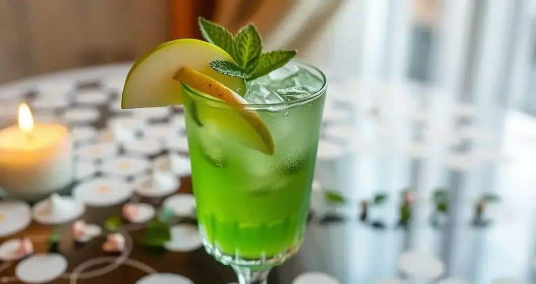 Sugerencias de Presentación para tu Bebida Verde con Licor