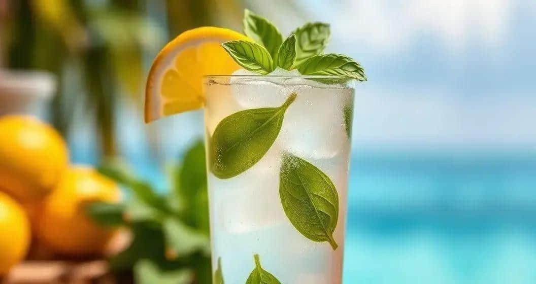 Tequila con soda de limón y albahaca: La bebida refrescante que necesitas