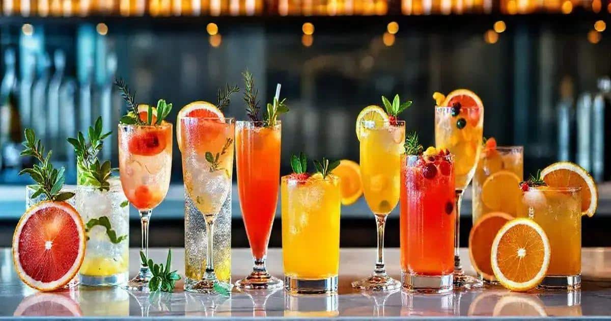 Variaciones del cóctel cítrico con gin