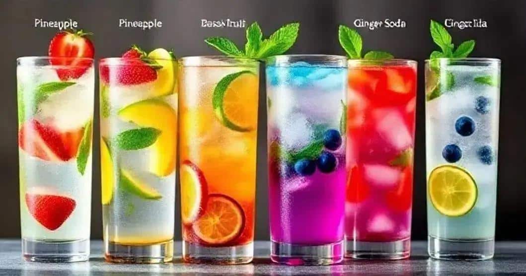 Variaciones del Mojito con soda