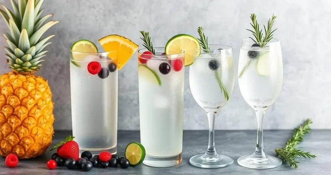 Variaciones del Vodka con Soda de Jengibre