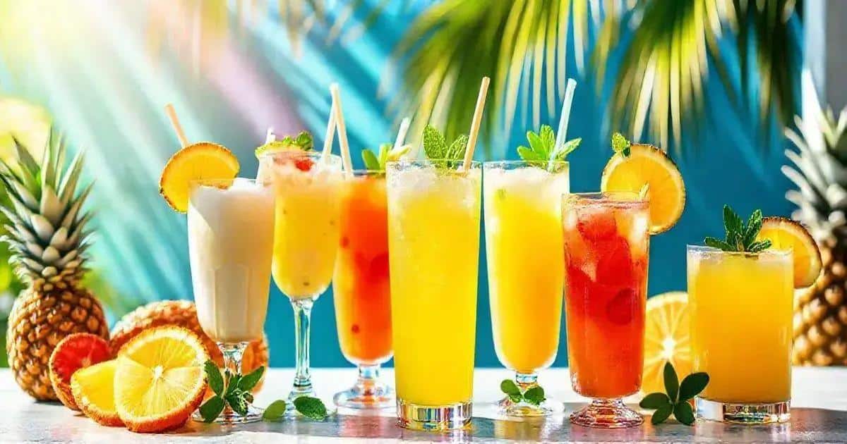 Variedades de Bebida con Piña