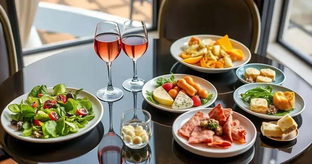 Accompagnements idéaux pour un vin rosé avec soda