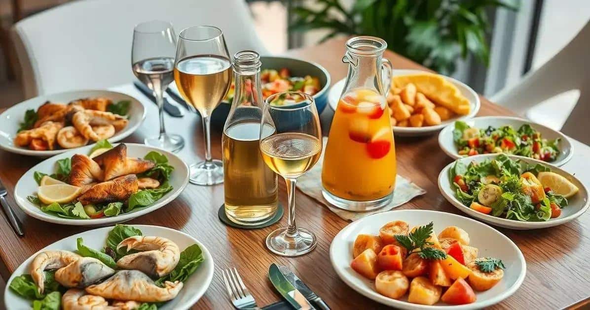 Accord mets et vins avec la Sangria au vin blanc
