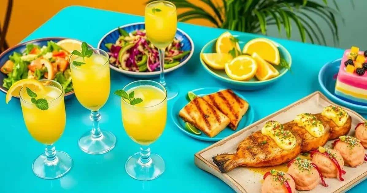 Accords mets et Mojito à la mangue