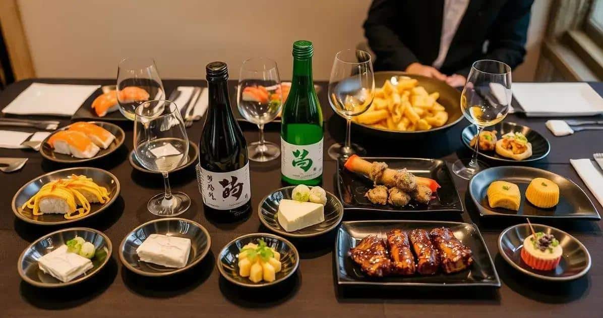 Accords mets-saké pour une dégustation parfaite