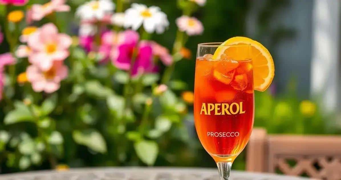 Aperol avec Prosecco : L'essence de l'été italien dans un verre