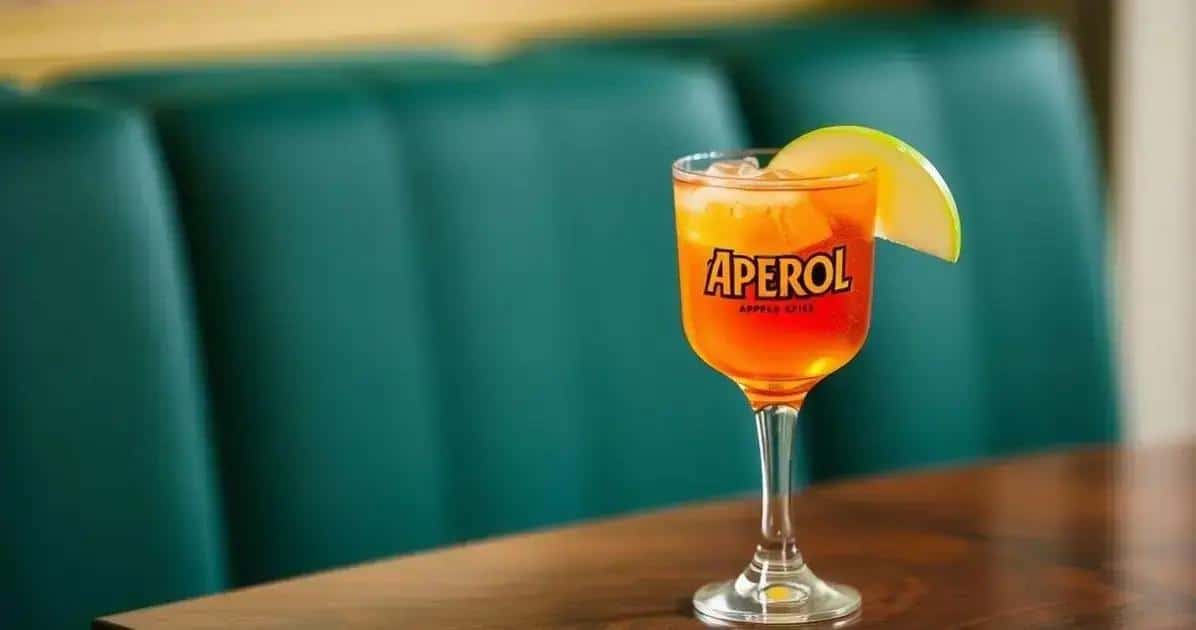 Aperol avec soda à la pomme verte : Cocktail estival rafraîchissant à essayer absolument