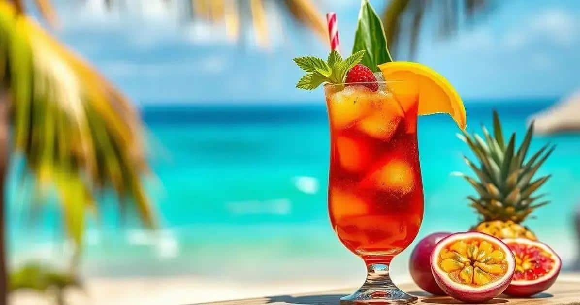 Bière avec fruit de la passion et liqueur de fruits tropicaux : Un délice tropical