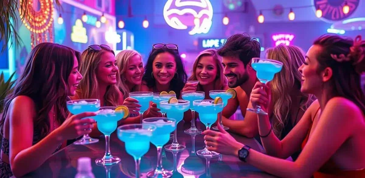 Boire la Margarita Bleue avec modération