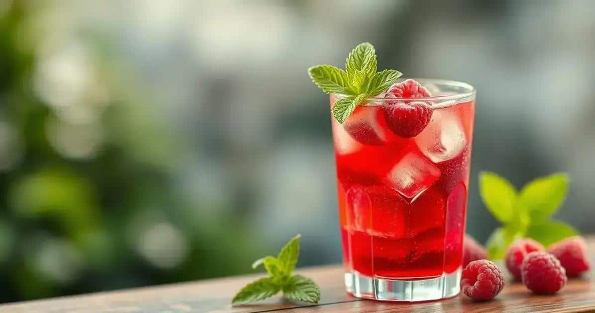 Boisson sans alcool à la framboise : Une boisson que j'adore !