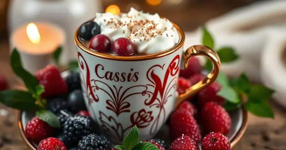 Café à la liqueur de cassis et crème de coco : Une expérience de saveur unique