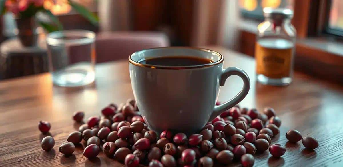Café au liqueur de noix de coco et poivre rose : Une évasion tropicale dans votre tasse