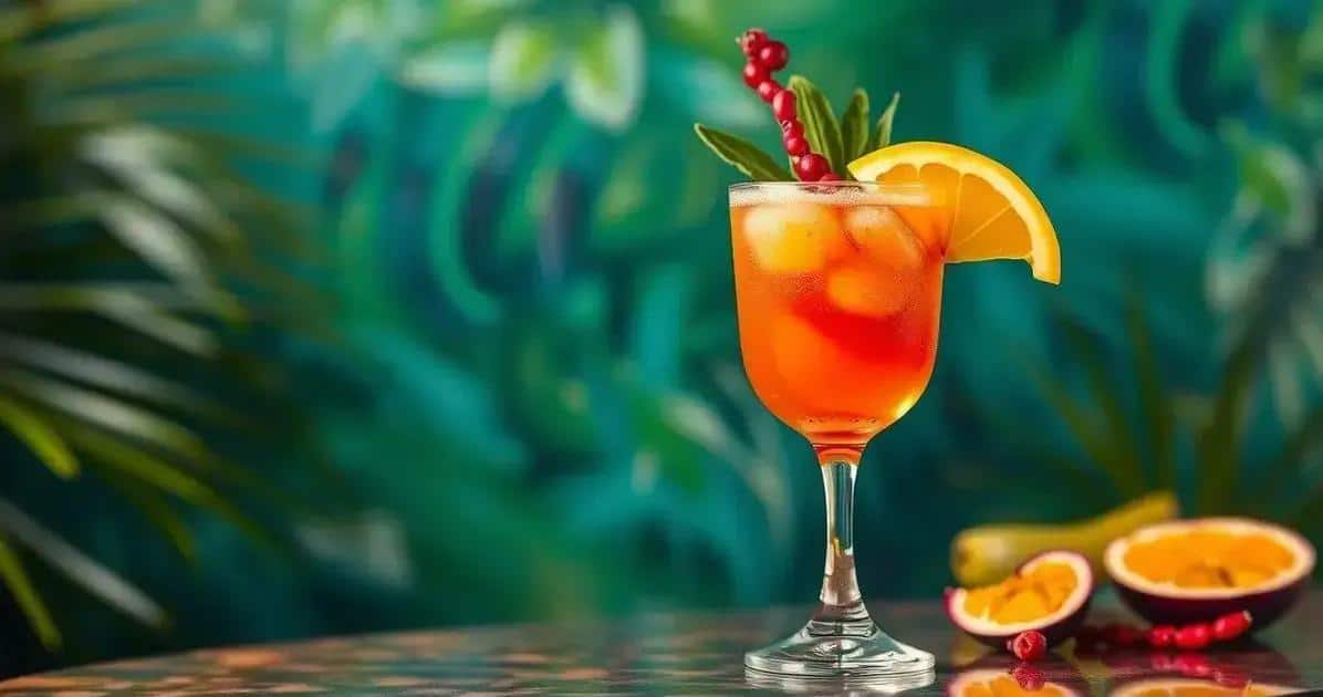 Caipiríssima aux fruits de la passion avec poivre rose : Laissez-vous surprendre par ce délice !