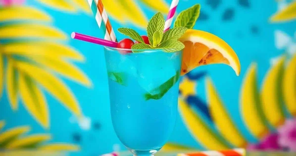 Conseils pour la présentation de la boisson Blue Lagoon