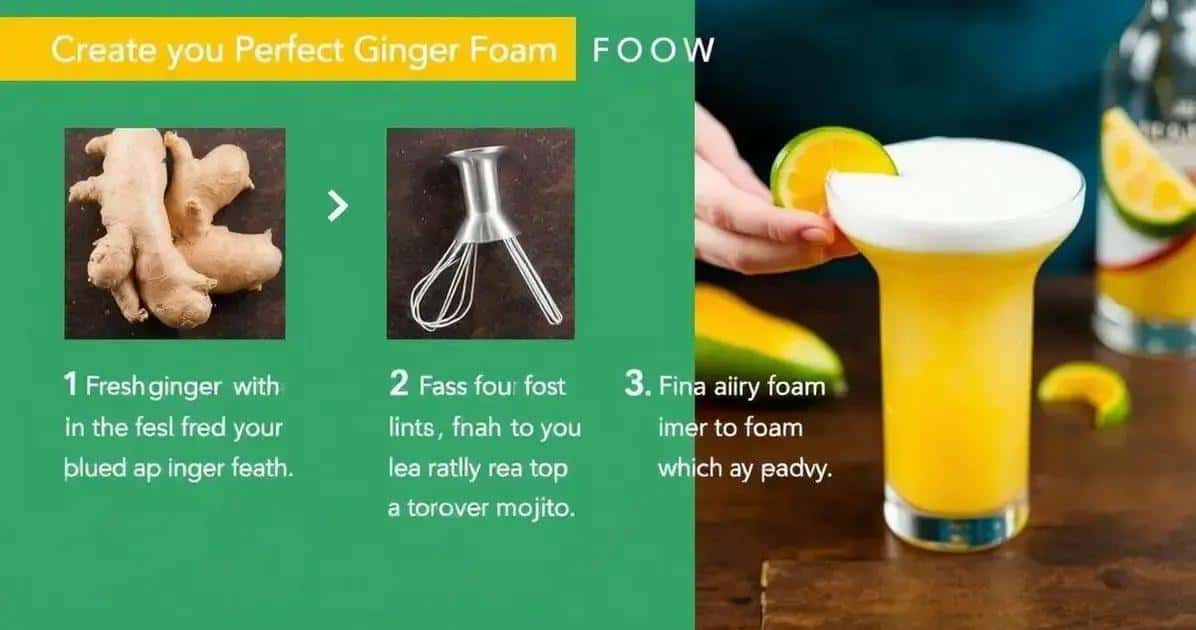 Conseils pour réaliser une écume de gingembre parfaite